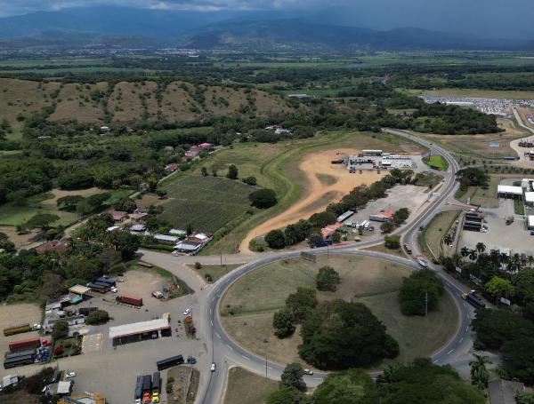 Zona de Mediacanoa por donde pasará el último tramo de la doble calzada.