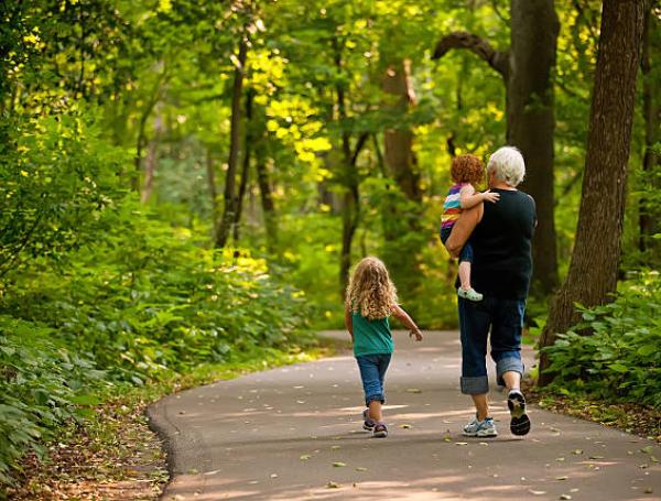 La abuela reveló que disfruta mejor de la compañía de sus nietos