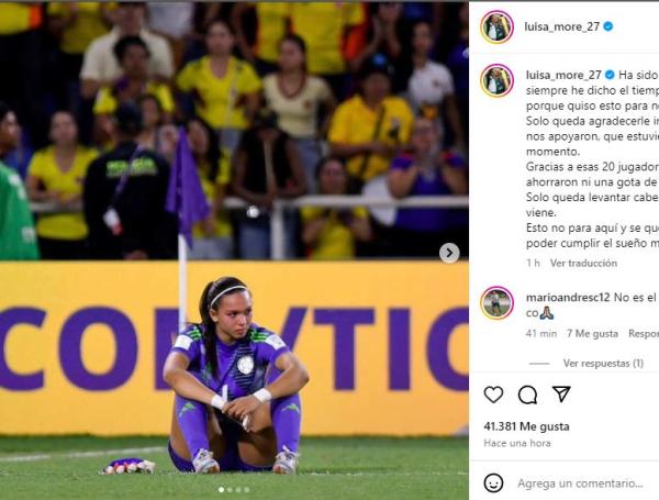 Luisa Agudelo Arquera De Selecci n Colombia Envi Sentido Mensaje Luisa Agudelo Arquera De Selecci n Colombia Envi Sentido Mensaje