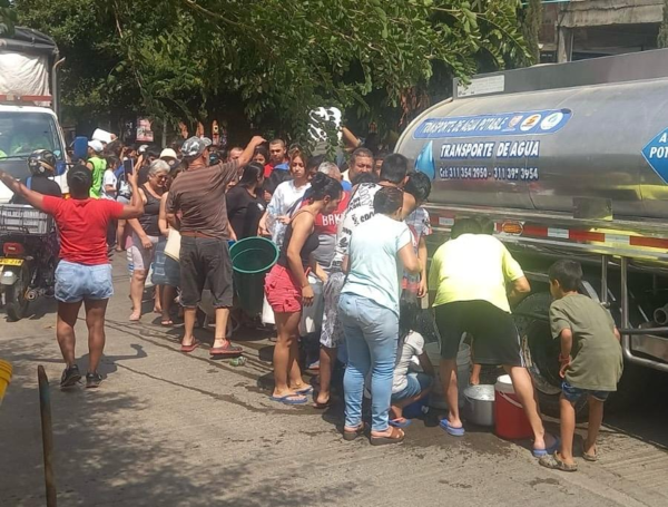 Problemas de agua en la ladera de Cali.