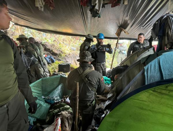 Operativo contra la minería ilegal en Farallones de Cali.