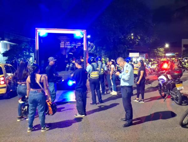 Operativos de la secretaria de Movilidad de Medellín.