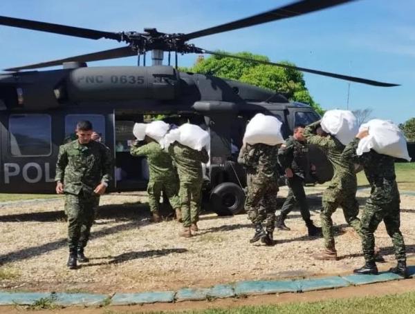 El Ejército Nacional activó estrategia de ayuda humanitaria para llevar provisiones a los habitantes de El Guamo, Caquetá.
