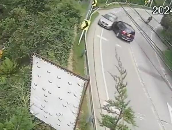 Este el video exacto del accidente múltiple en vía a La Calera que ...