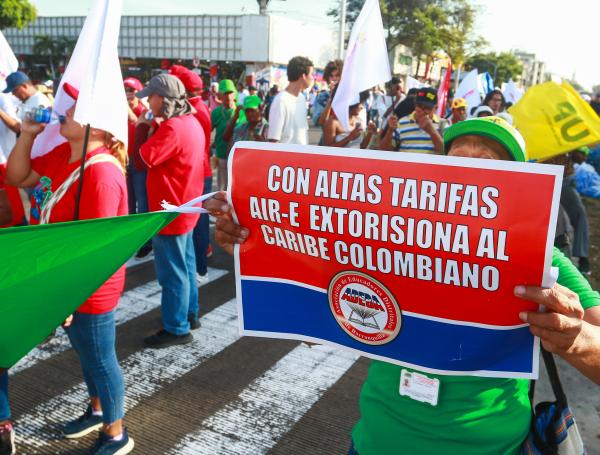 Barranquilla se convierte en epicentro de protesta contra las tarifas ...