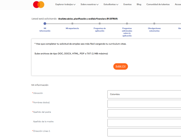 MasterCard Colombia abre varias ofertas laborales para trabajar en ...
