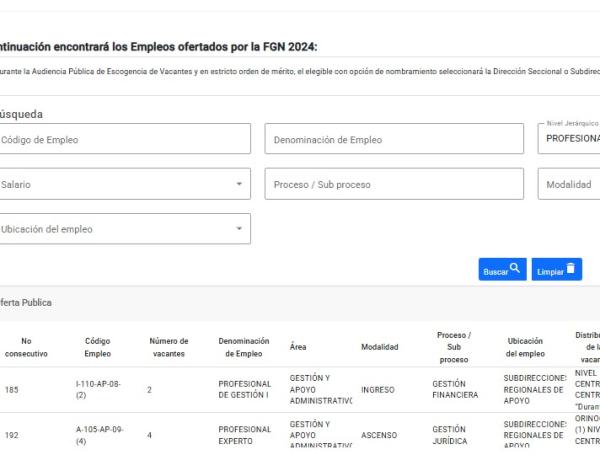 Comenzaron inscripciones del concurso para trabajar en la Fiscalía con ...