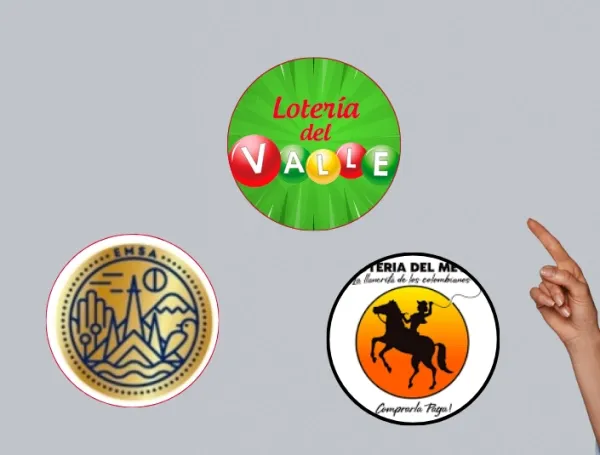 Lotería de Manizales, Valle y Meta.