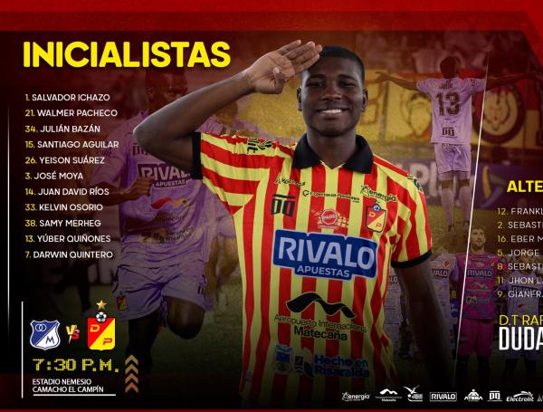 Millonarios vs. Deportivo Pereira EN VIVO Liga BetPlay 2025-I minuto a ...