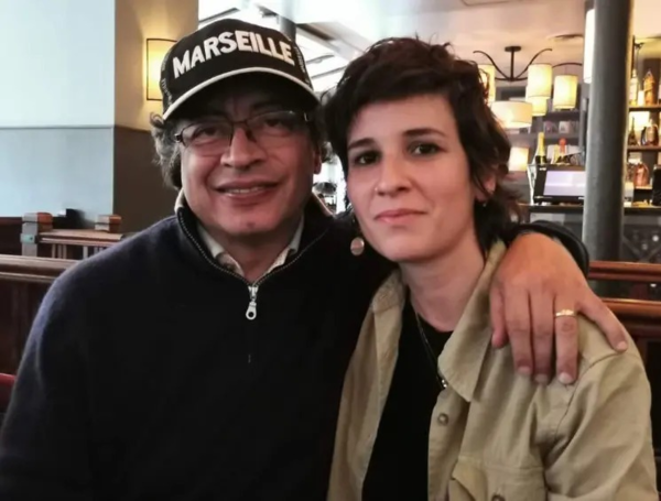 El presidente Gustavo Petro y la viceministra Támara Ospina.