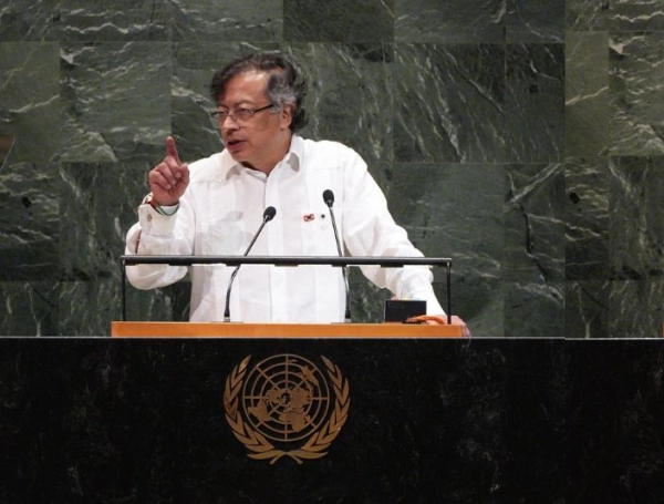 Gustavo Petro en la Asamblea de la ONU
