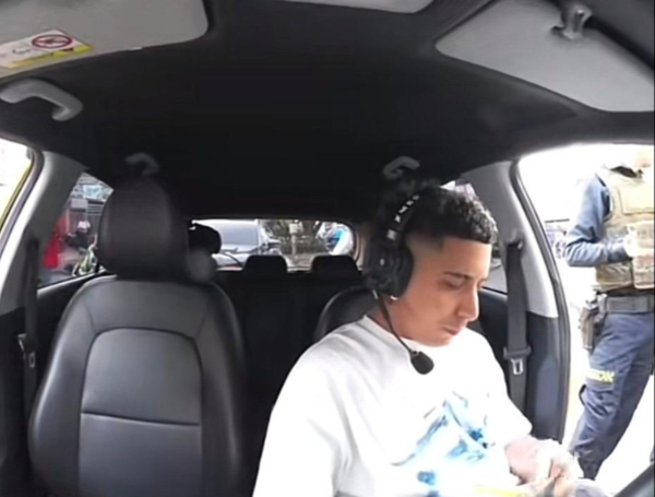 Mr. Stiven, detenido en Cali.