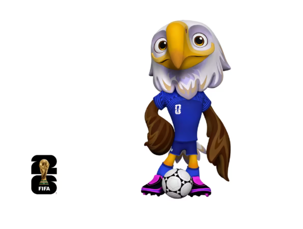 Clutch, mascota de Estados Unidos para el Mundial 2026.