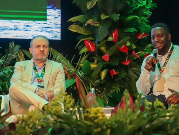 Panel con delegados centroamericanos y de Perú.