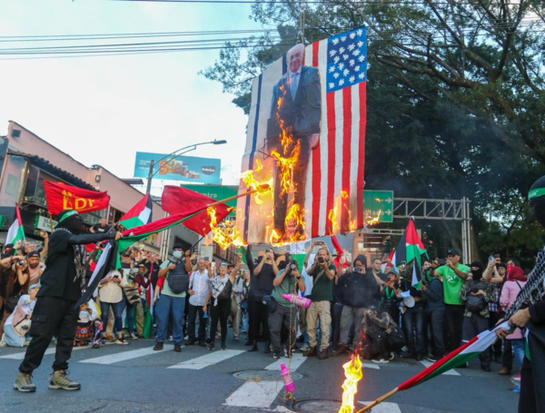 Marchas propalestinas en Medellín.