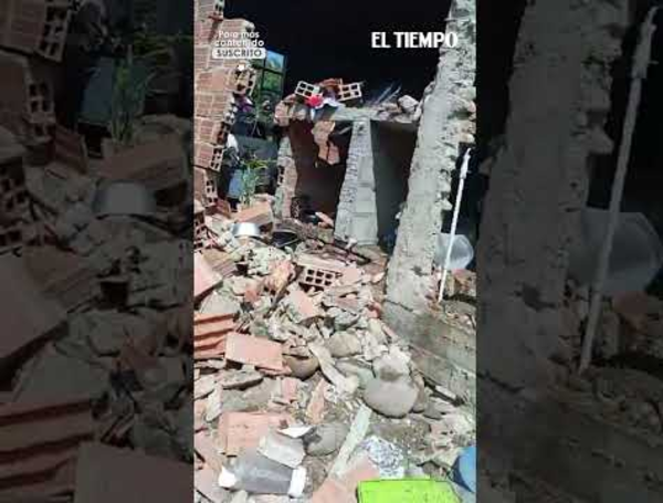 Atentado con cilindros explosivos contra subestación de Policía en Robles, Jamundí | El Tiempo