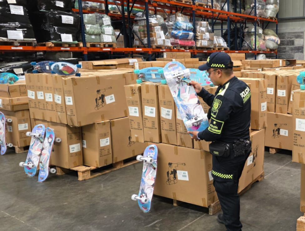 La gigantesca droga incautada en el centro del Valle del Cauca.