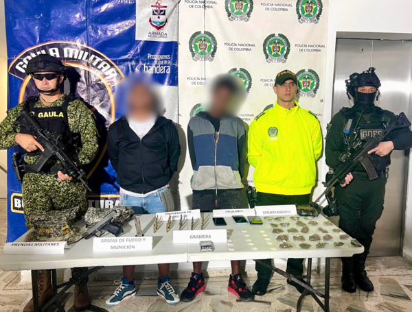 Fueron capturados cuatro integrantes de 'Los Shottas' en Buenaventura.