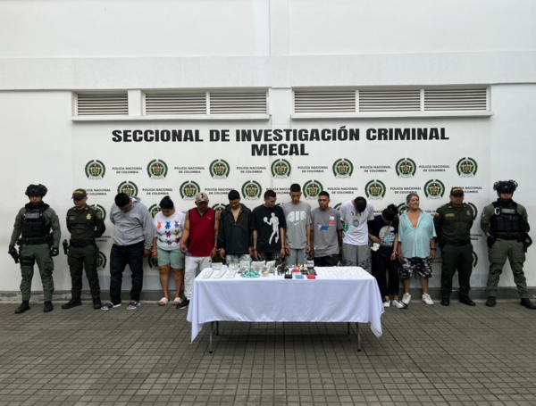 Nueva banda capturada en Cali.
