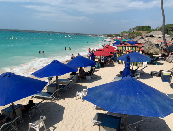 Playa Blanca en la isla de Barú