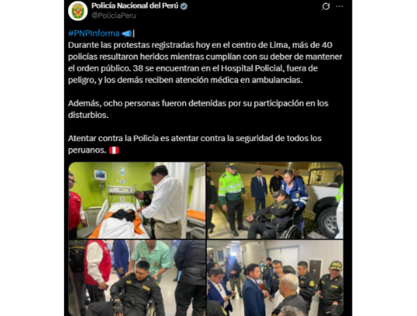 Balance de la PNP.