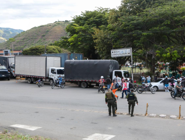Bloqueos en la vía a Buenaventura, desde el 14 de octubre.