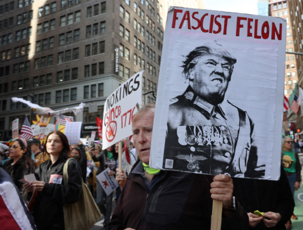 No kings protesta en Estados Unidos contra Donald Trump