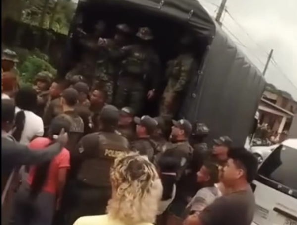 Indígenas habrían sido los protagonistas de la asonada contra el Ejército en Tumaco.