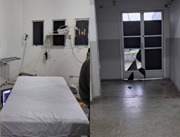 Un hombre destruyó una sala de urgencias en Pontal do Paraná, Brasil,