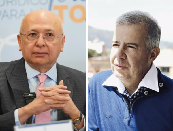 El exministro de Justicia, Eduardo Montealegre y el exfiscal, Mario Iguar??n.