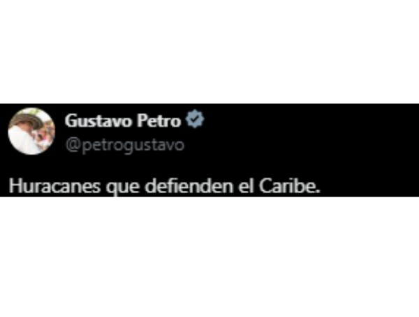 Frase del presidente Gustavo Petro.