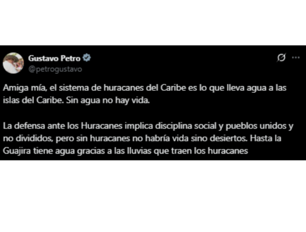 Frase del presidente Gustavo Petro.