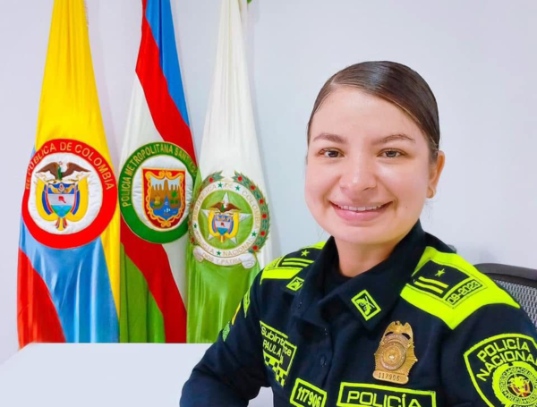 La subintendente Paula Andrea García Martínez.