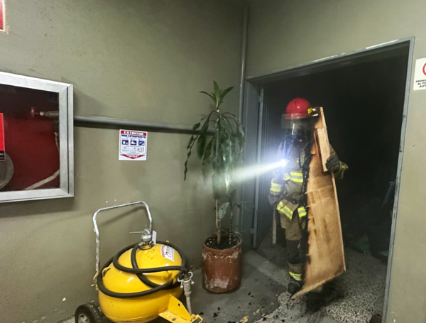 El conato de incendio se produjo en el sótano del Palacio de Justicia.