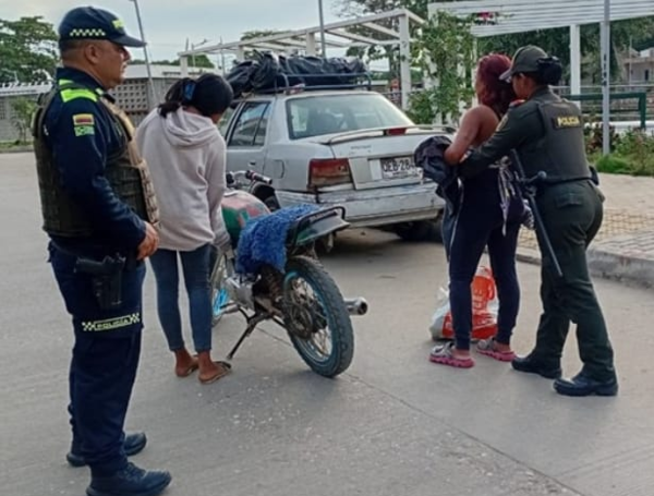 Operativos de la policía en Sincelejo