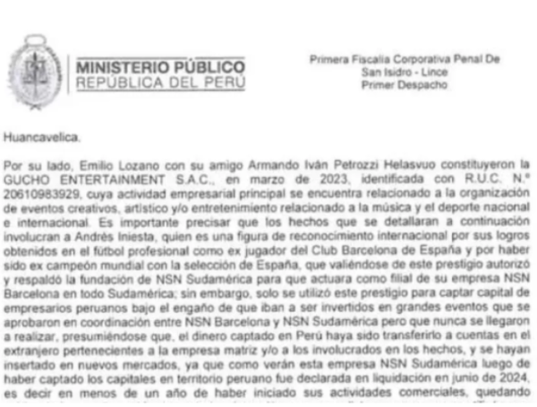Texto del Ministerio Público de la República del Perú.