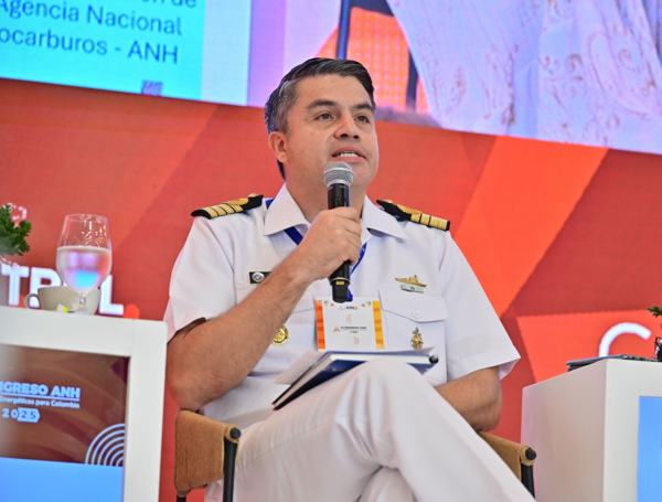 Director del Centro de Investigaciones Oceanogr??ficas e Hidrogr??ficas del Pac??fico de la Dimar, capit??n de fragata Alexis Gratz Bonilla.