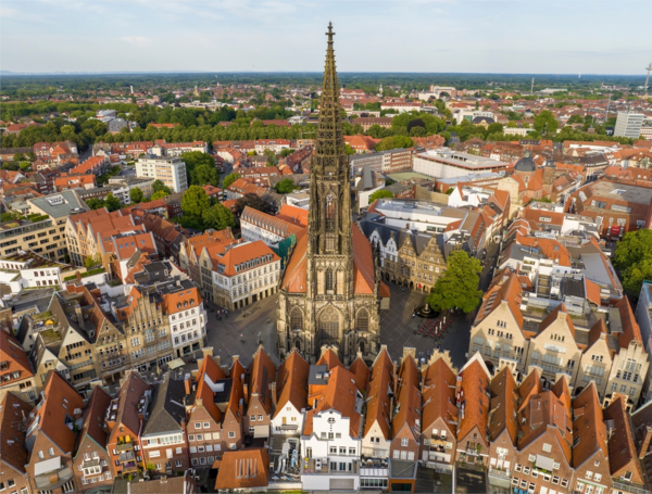 M??nster (Alemania): el encanto del casco antiguo.