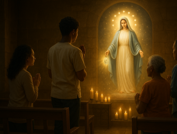 Reflexi??n del sexto d??a: tercera aparici??n de Mar??a