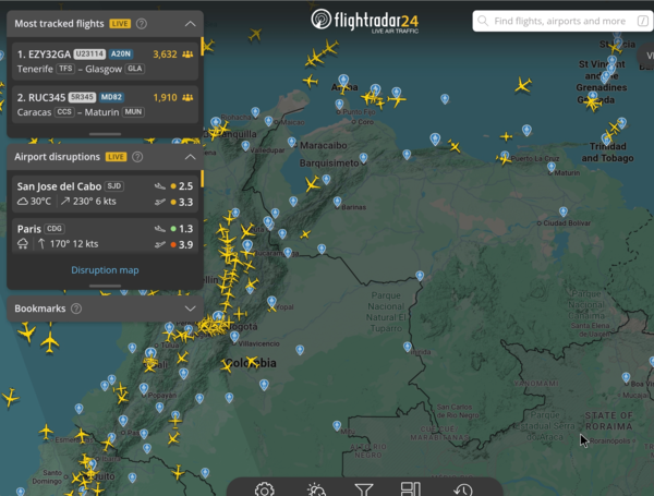 As?? se ven los vuelos a Venezuela tras anuncio de EE. UU.