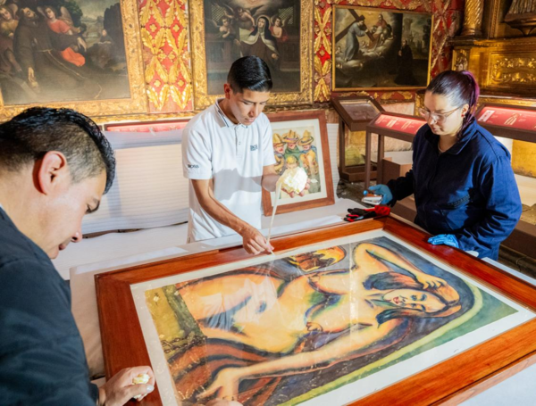 La huida del convento: Débora Arango en el Museo Santa Clara, instalación de las obras