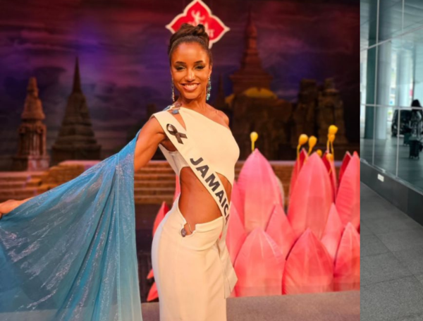 Miss Jamaica en el certamen de belleza.