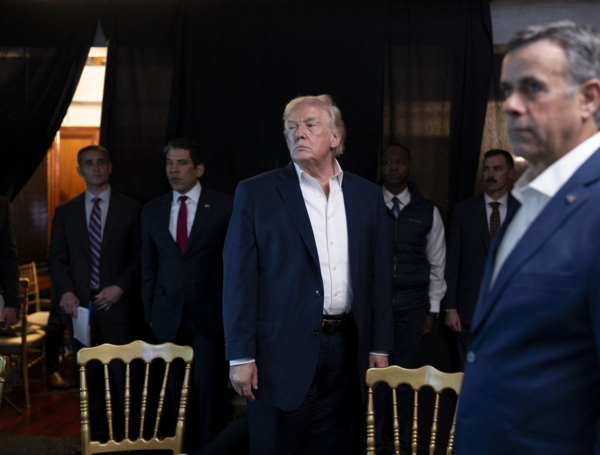 Donald Trump en 'sala guerra'