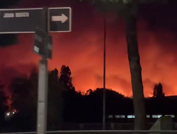 Reporte ciudadano de incendio en Concepción