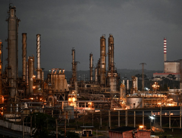 Refinería de petróleo El Palito en Puerto Cabello, estado Carabobo, Venezuela