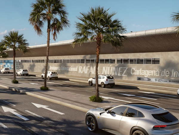 Obras de ampliación aeropuerto Rafael Núñez de Cartagena.