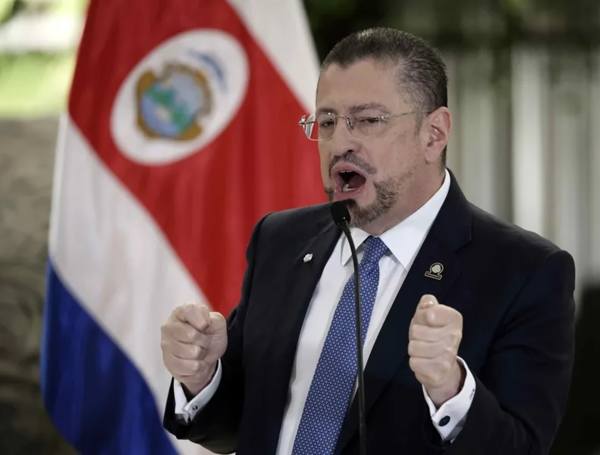 Rodrigo Chaves, presidente de Costa Rica.