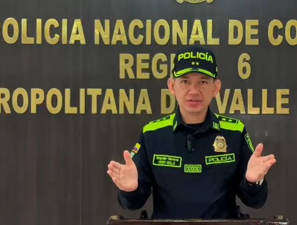 Brigadier general Henry Yesid Bello, comandante Policía Metropolitana del Valle de Aburrá.