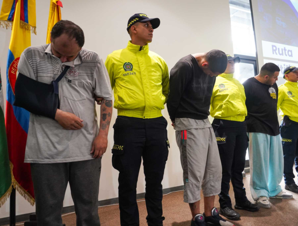 ras las rejas ‘Los Kamaleones’ responsables del homicidio del profesor Neill Felipe Cubides
