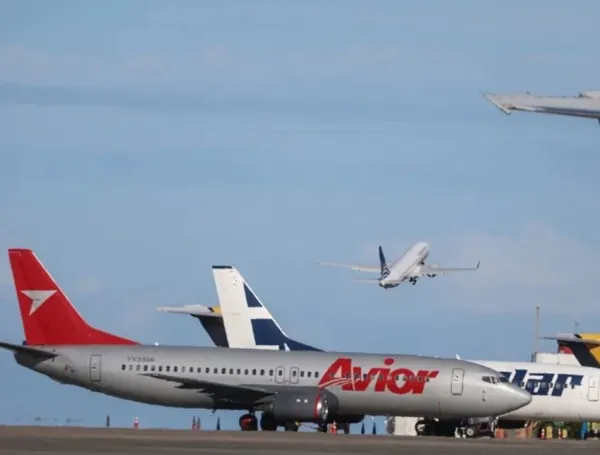 Aeropuerto internacional Simón Bolívar, en Maiquetía (Venezuela).